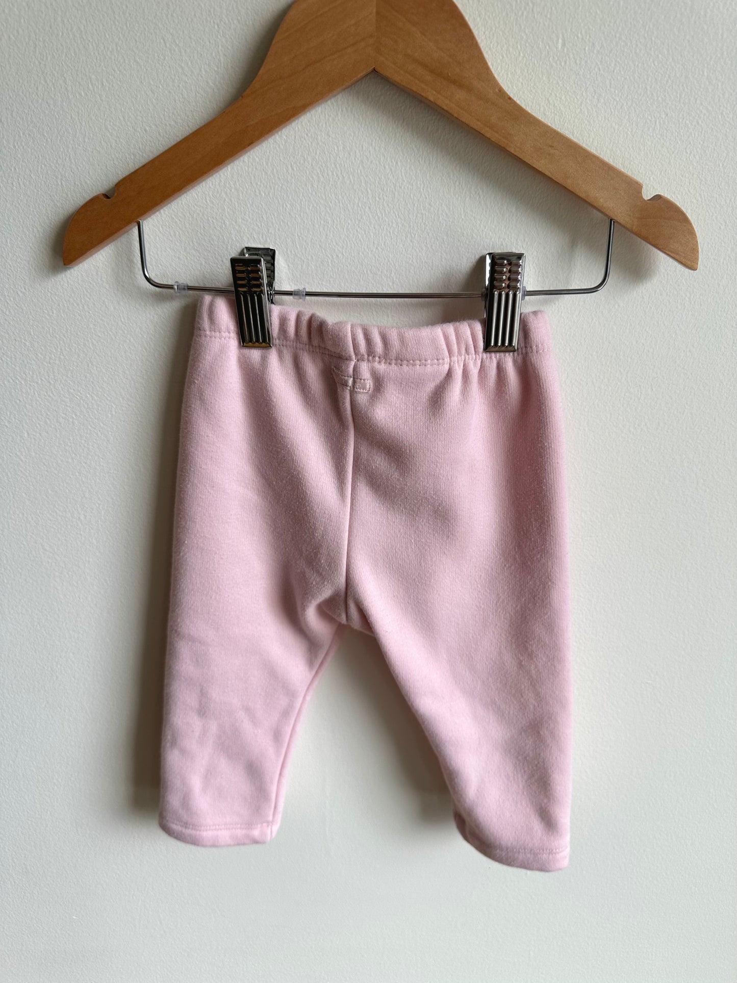 Gap Pink Fleece Pants / 3-6m