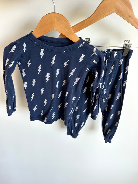 Blue Lightening Pj Set / 18-24m