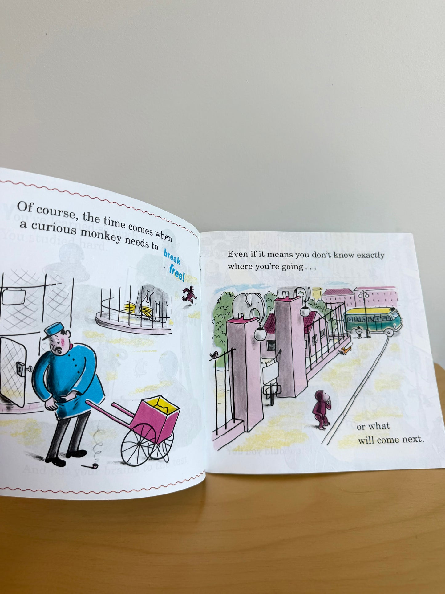 Curious You On Your Way! Book / 4-7 years