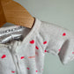 Bonds White Heart Sleeper / 0-3m