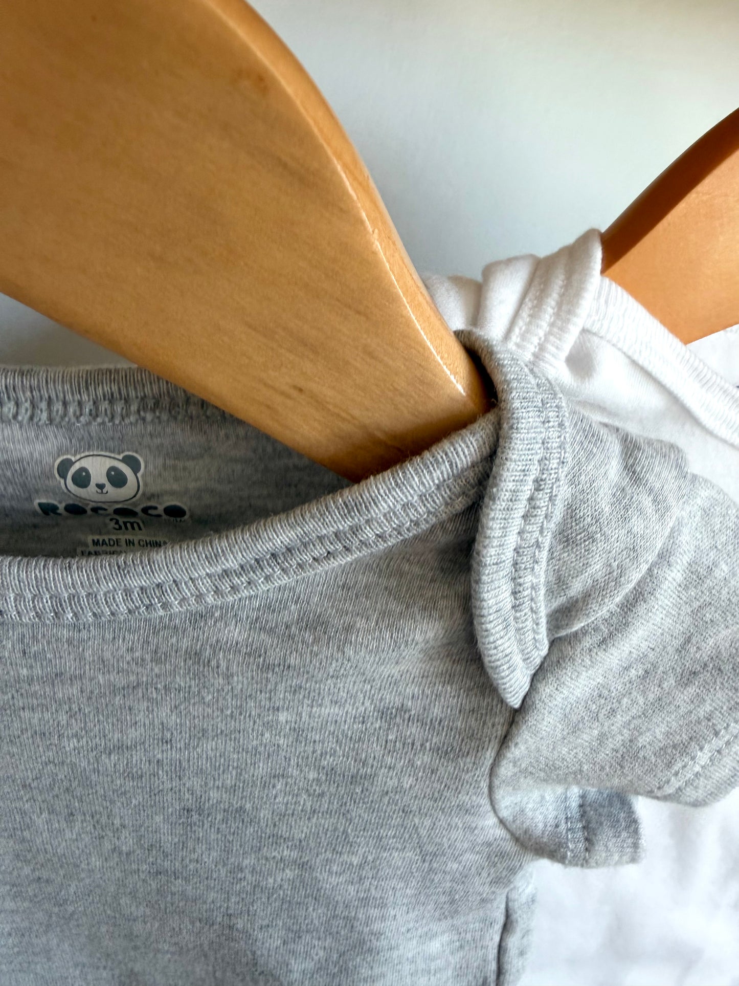White + Grey Bodysuits (2) / 3m