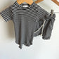 Striped T-Shirt + Shorts Set / 2T