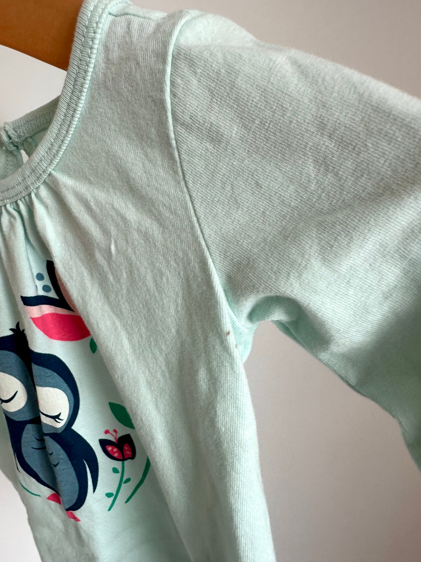 Owl Sleepy Top / 3-6m