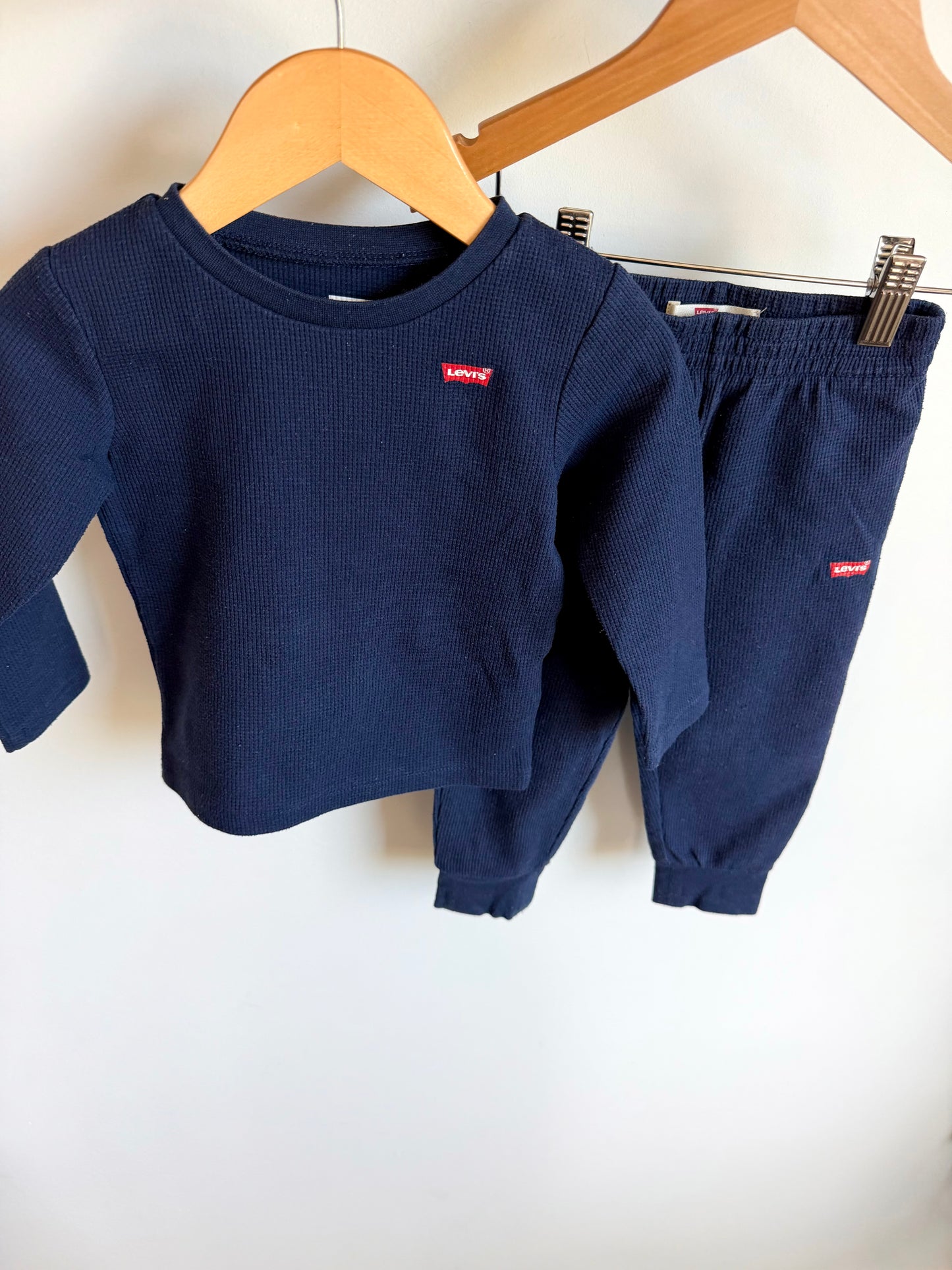 Levi Navy Top + Bottom Set / 24m