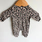 Animal Print Cotton Sleeper / 0m