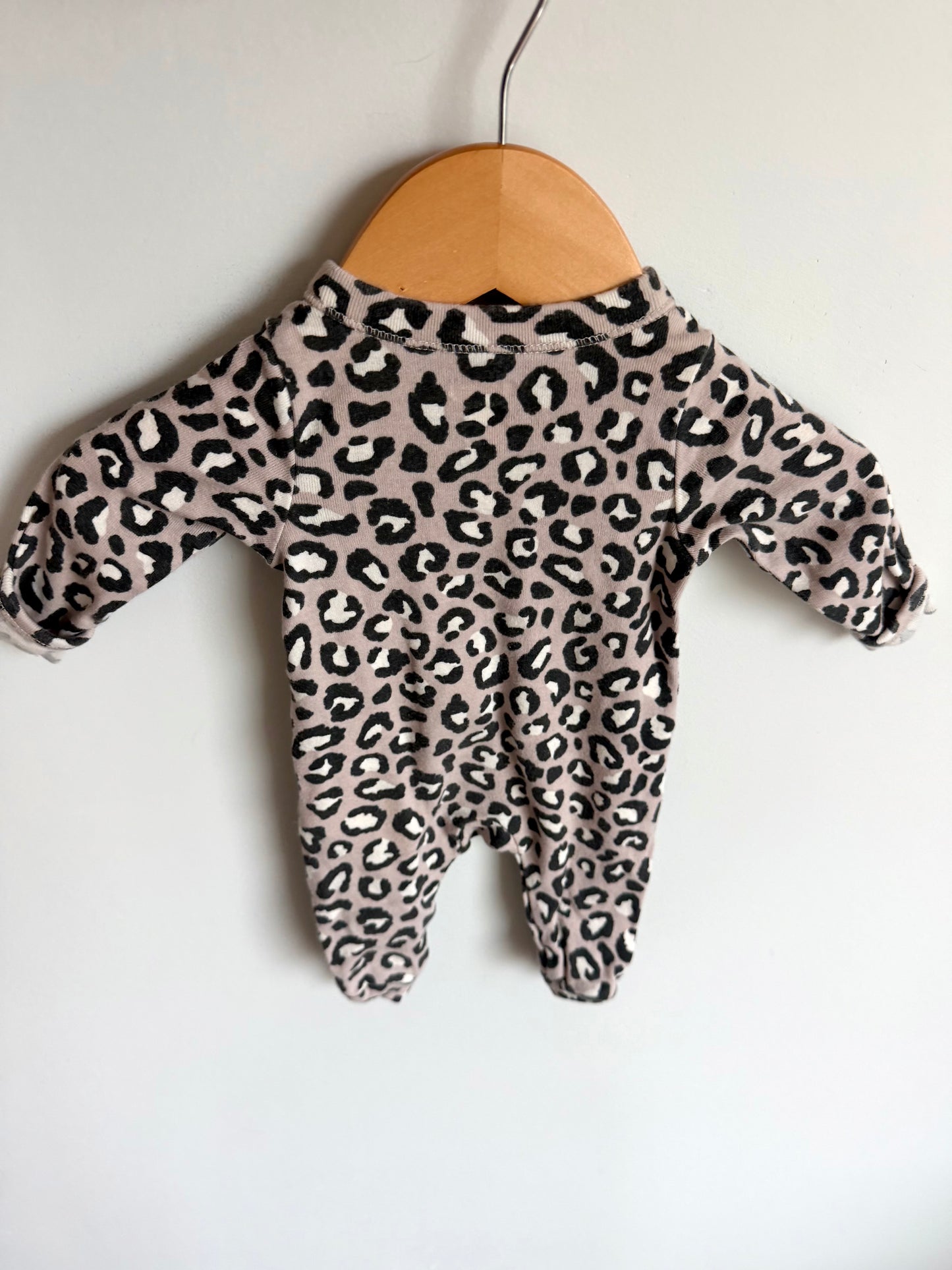 Animal Print Cotton Sleeper / 0m