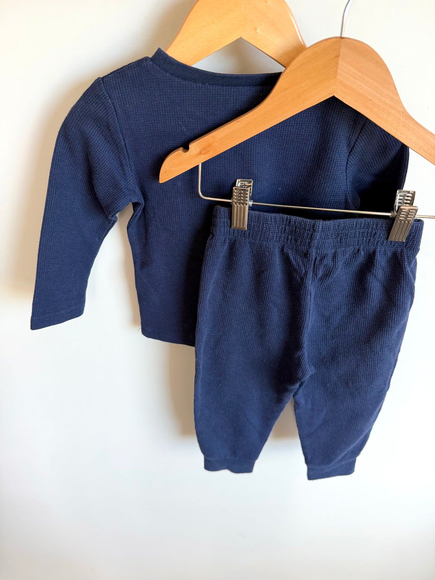 Levi Navy Top + Bottom Set / 24m