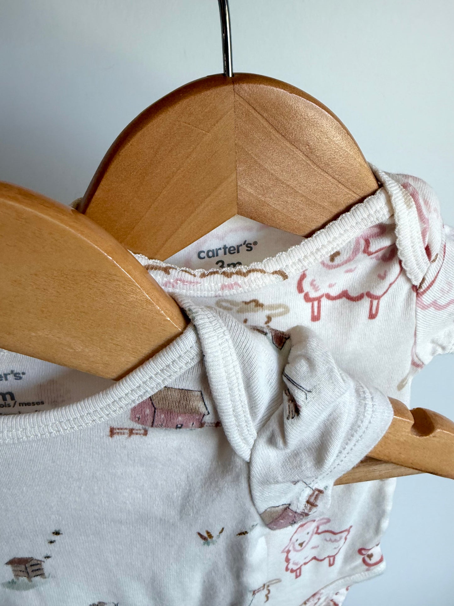 Sheep + Homestead Bodysuits (2) / 3m