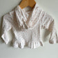 Cream Floral Cardigan / 12m