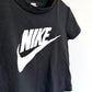 Nike Logo Black T-Shirt / 18-24m