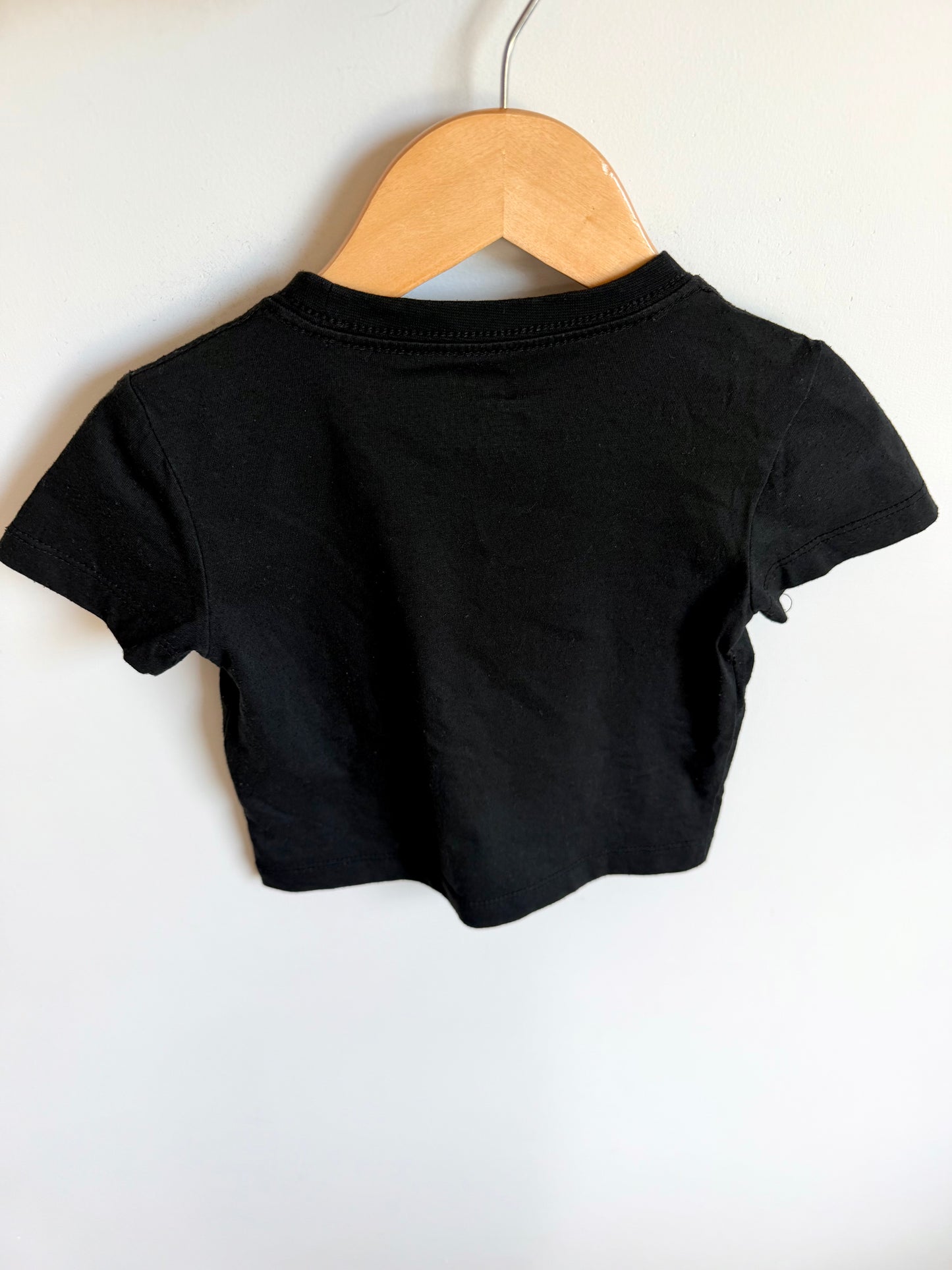 Nike Logo Black T-Shirt / 18-24m