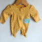 Snail Yellow 2 Way Zipper Sleeper / 0m