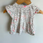 Dino Ruffle Sleeve Top / 12m