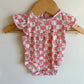 Floral Checkered Bodysuit / 3m