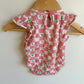 Floral Checkered Bodysuit / 3m