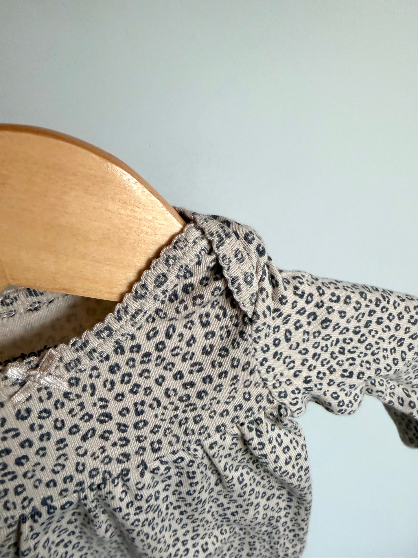 Animal Print Sleeper Gown / 0m
