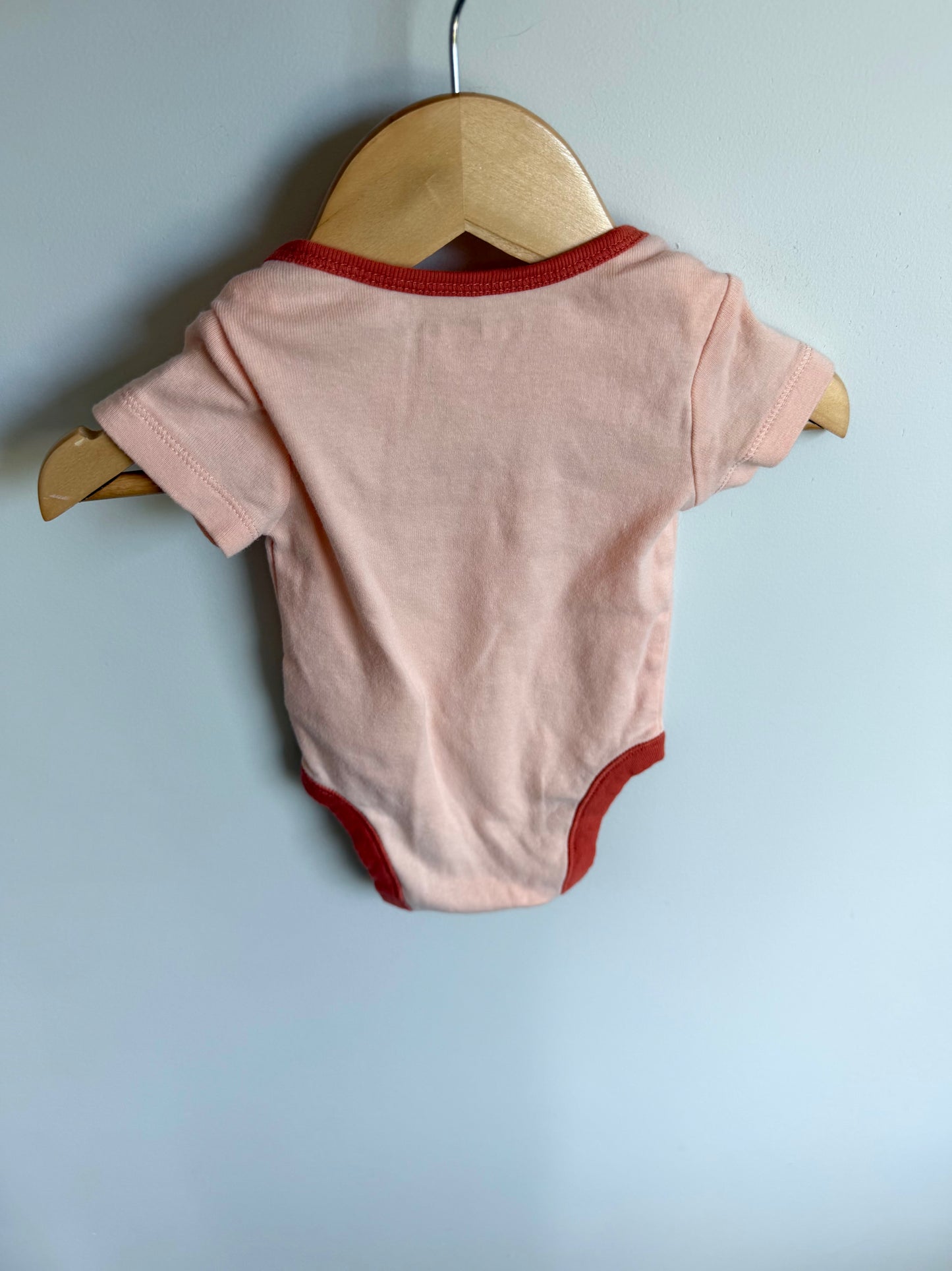 Pastel with Dark Trim Bodysuit / 3-6m