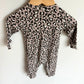 Animal Print Footed Sleeper / 3-6m