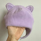 Lilac Ear Strap Hat / 0-12m