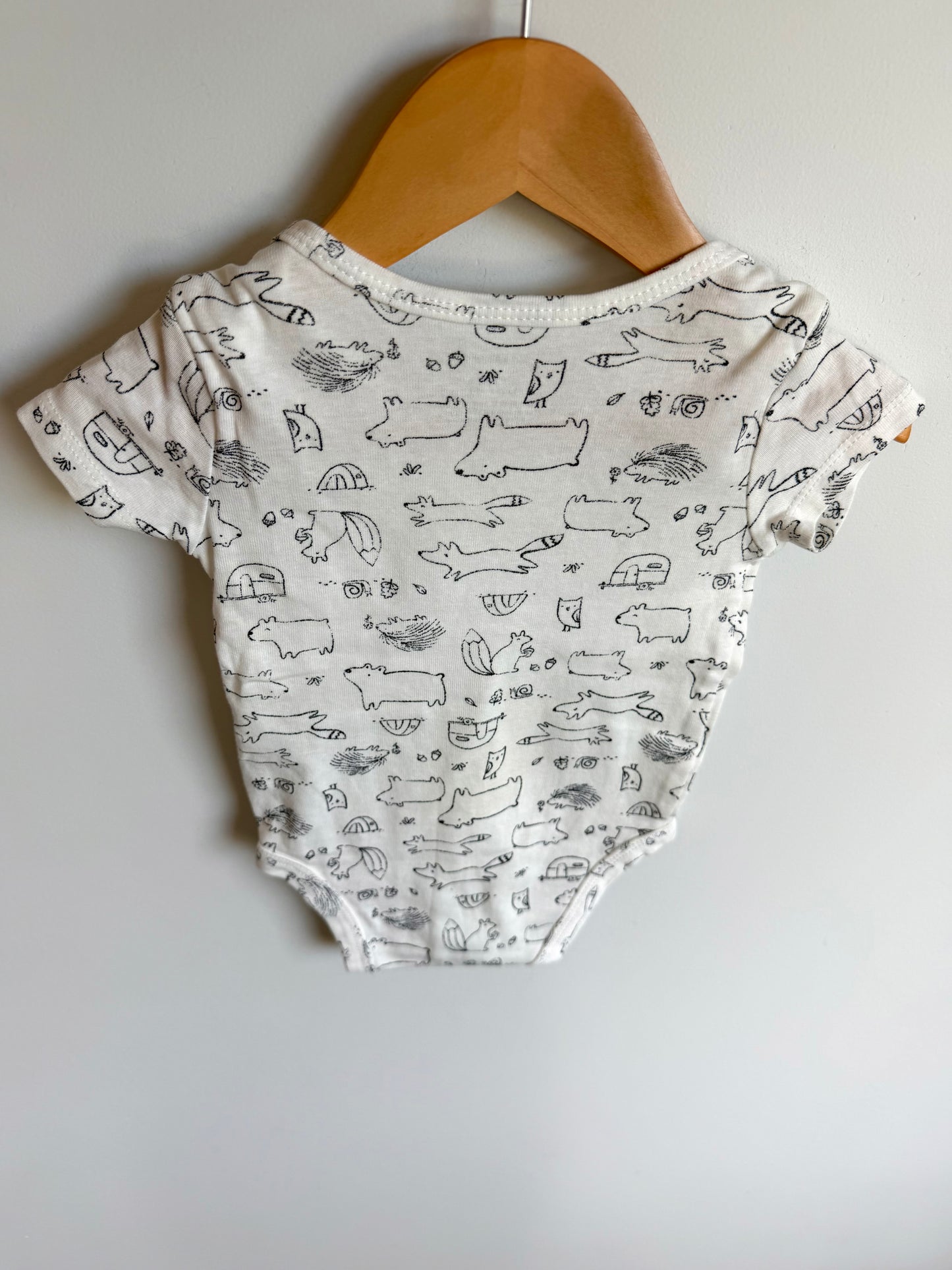 Lined Animals Bodysuit / 6m