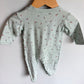 Dusty Blue Floral Sleeper / 3-6m