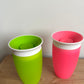 Munchkin Miracle 360° Trainer Cups Green and Pink (No Shipping)