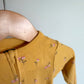 Yellow Floral Footed Sleeper / 3-6m