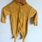Yellow Floral Footed Sleeper / 3-6m