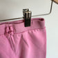 Pink Ribbed Tapered Pants / 24m