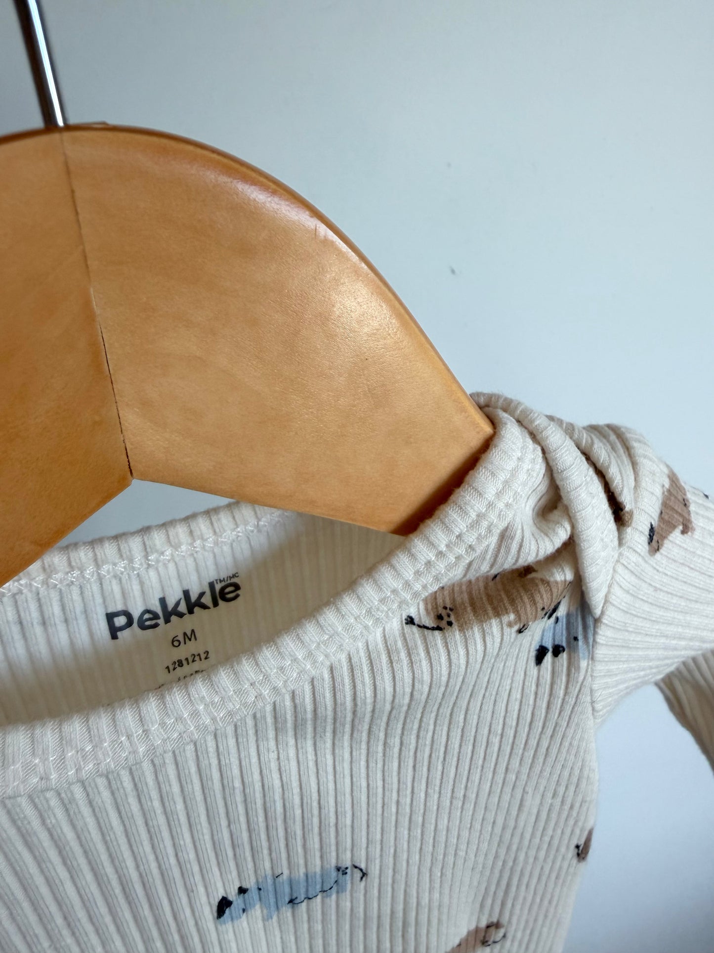Rino Ribbed Bodysuit / 6m