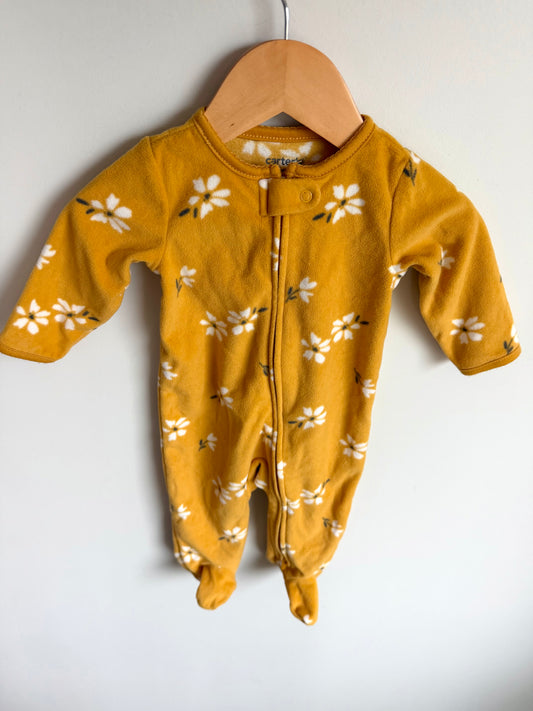 Marigold Fleece Sleeper / 3-6m