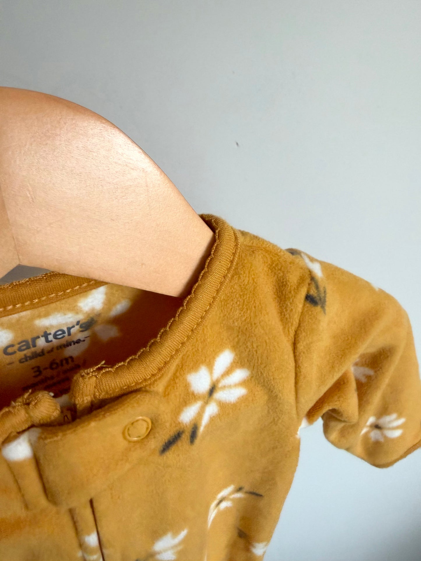 Marigold Fleece Sleeper / 3-6m