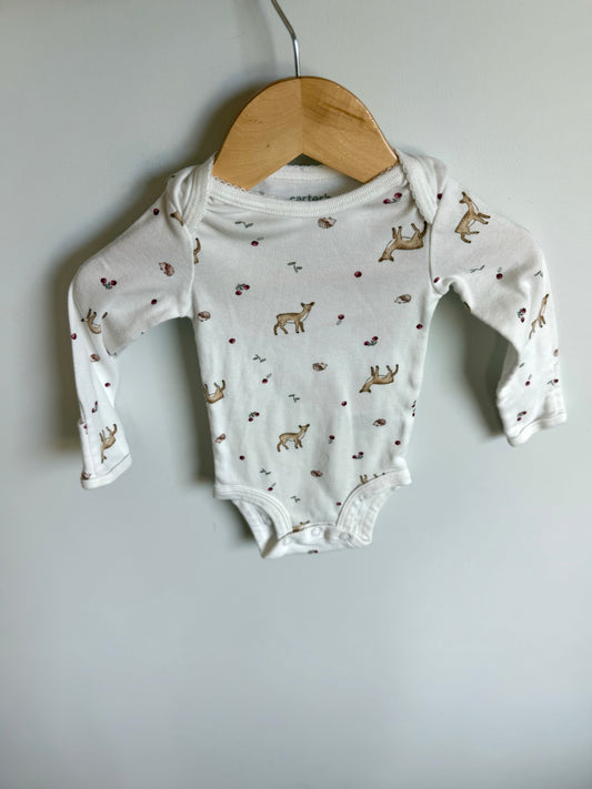 Deer Hedgehog Bodysuit / 0-3m