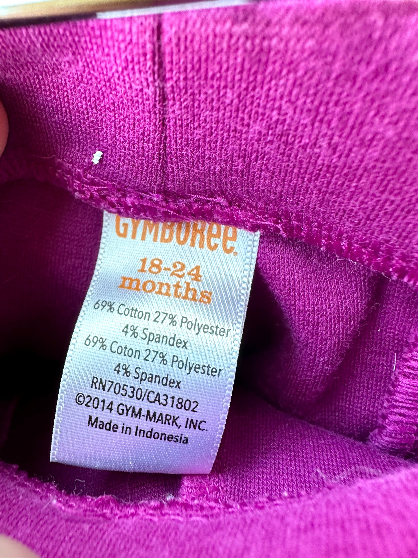 Orchid Bow Ankle Pants / 18-24m