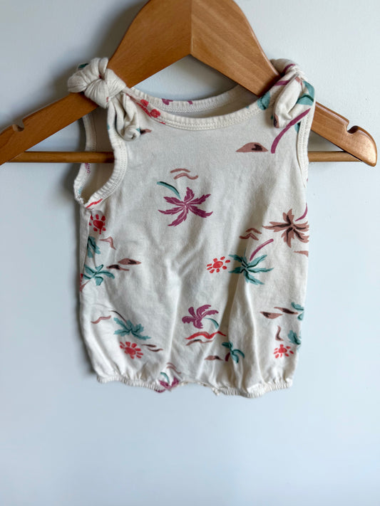 Palm Tree Romper / 6m