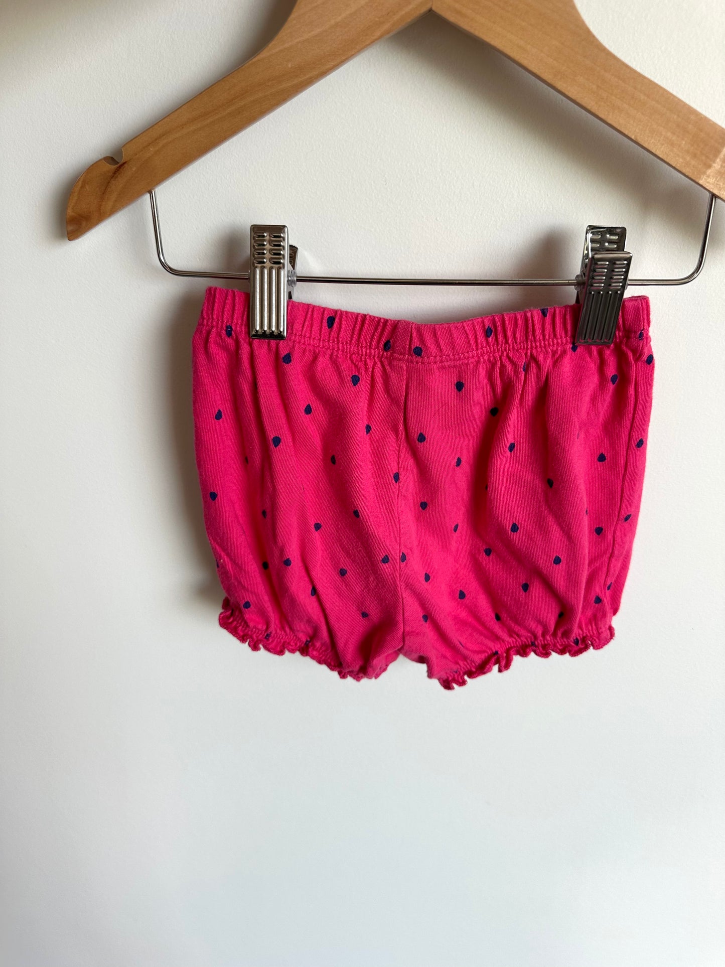 Fuchsia Raindrops Bloomer Shorts / 18m