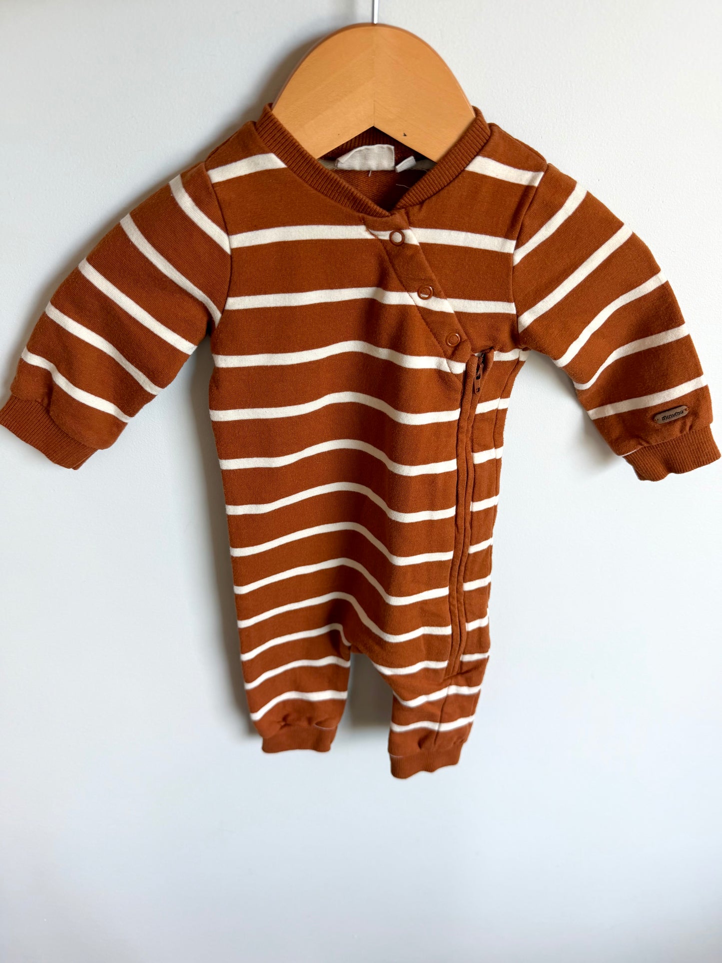 Minymo Striped Copper Jumpsuit / 1m