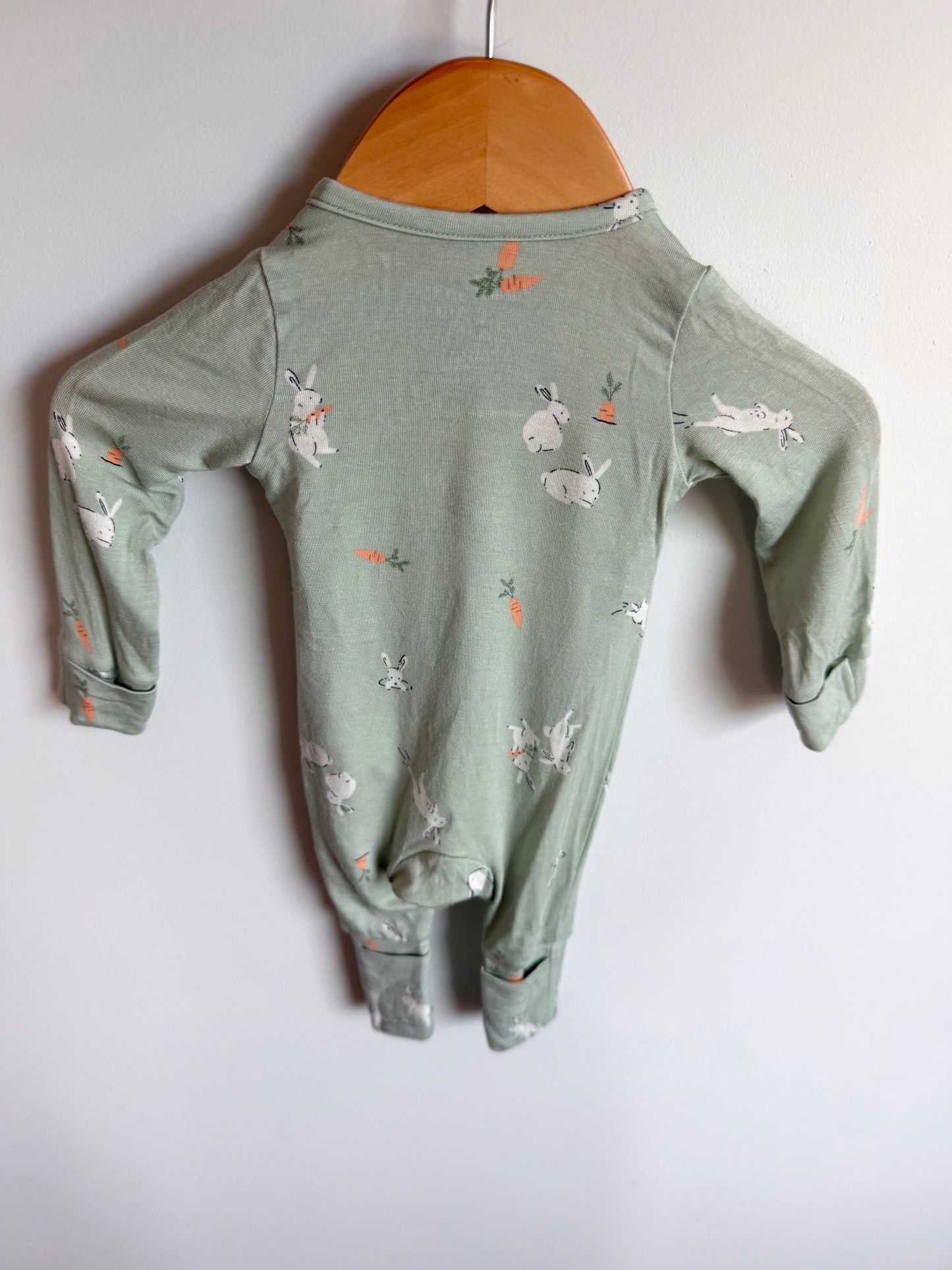 Bunny Green Soft Sleeper / 0m