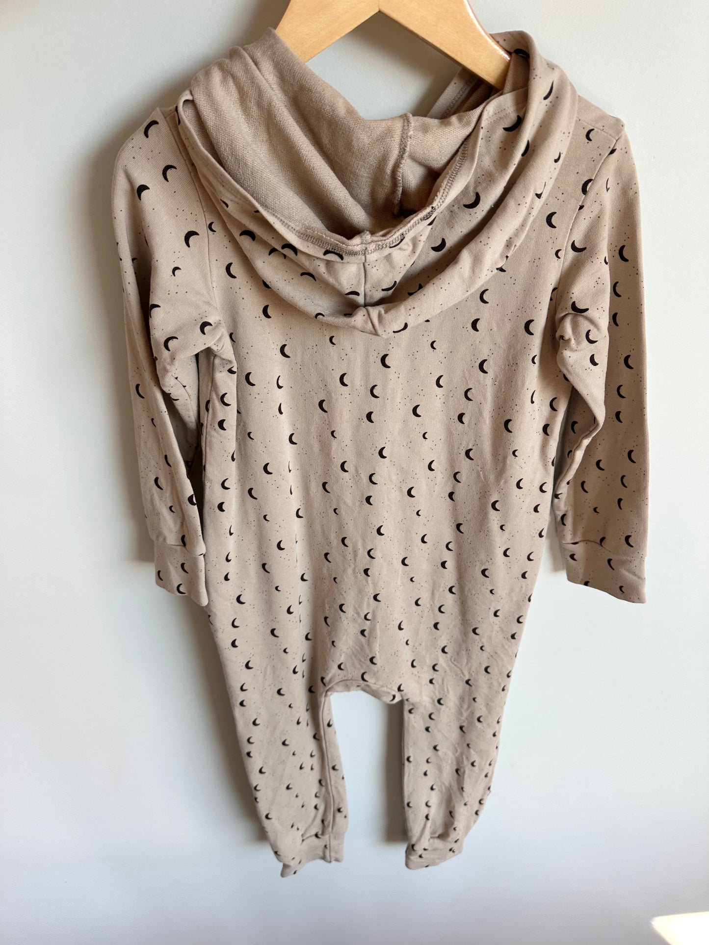 Jax & Lennon Bamboo Moon Hooded Jumpsuit/ 3-4 years