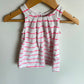 Pink Striped Tank Top / 2T