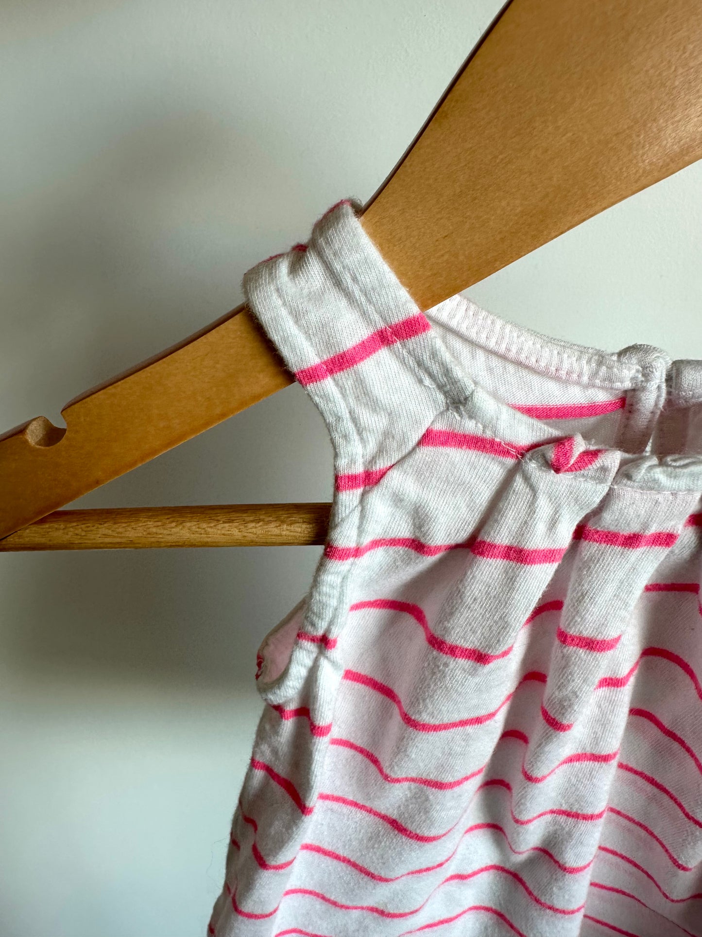 Pink Striped Tank Top / 2T