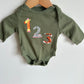 Animal Numbers Bodysuit / 0-3m