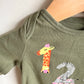 Animal Numbers Bodysuit / 0-3m