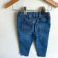 Jeans with Flower Embroidery / 24m