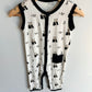 Kyte Panda Bamboo Sleeveless Jumpsuit / 18-24m