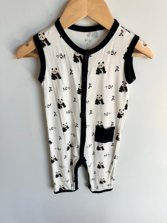 Kyte Panda Bamboo Sleeveless Jumpsuit / 18-24m