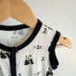 Kyte Panda Bamboo Sleeveless Jumpsuit / 18-24m
