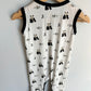 Kyte Panda Bamboo Sleeveless Jumpsuit / 18-24m