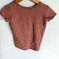 Jax + Lennon Bamboo Rust T-shirt Dress with Pocket / 18-24m