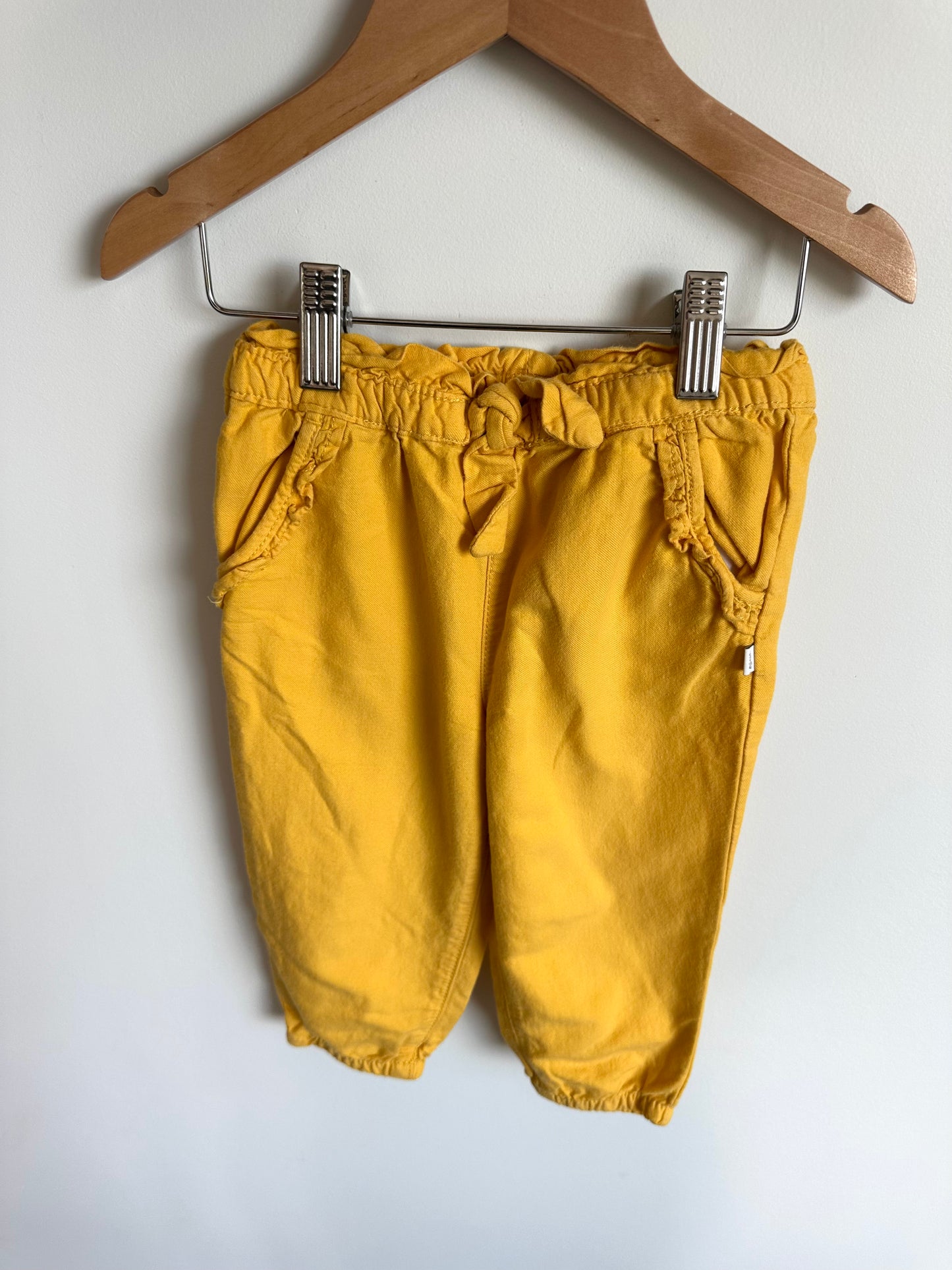 Yellow Tapered Pants / 24m